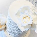 Stunning White Lace Wedding Cake