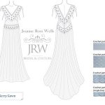 Crochet Wedding Dress Sketch