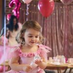 Blush Pink Velvet Backdrop Kids Party