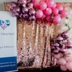 Sequin Backdrop with Balloon Garland